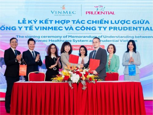 Vinmec ưu tiên mức ưu đãi và quyền lợi y tế tốt nhất cho Prudential